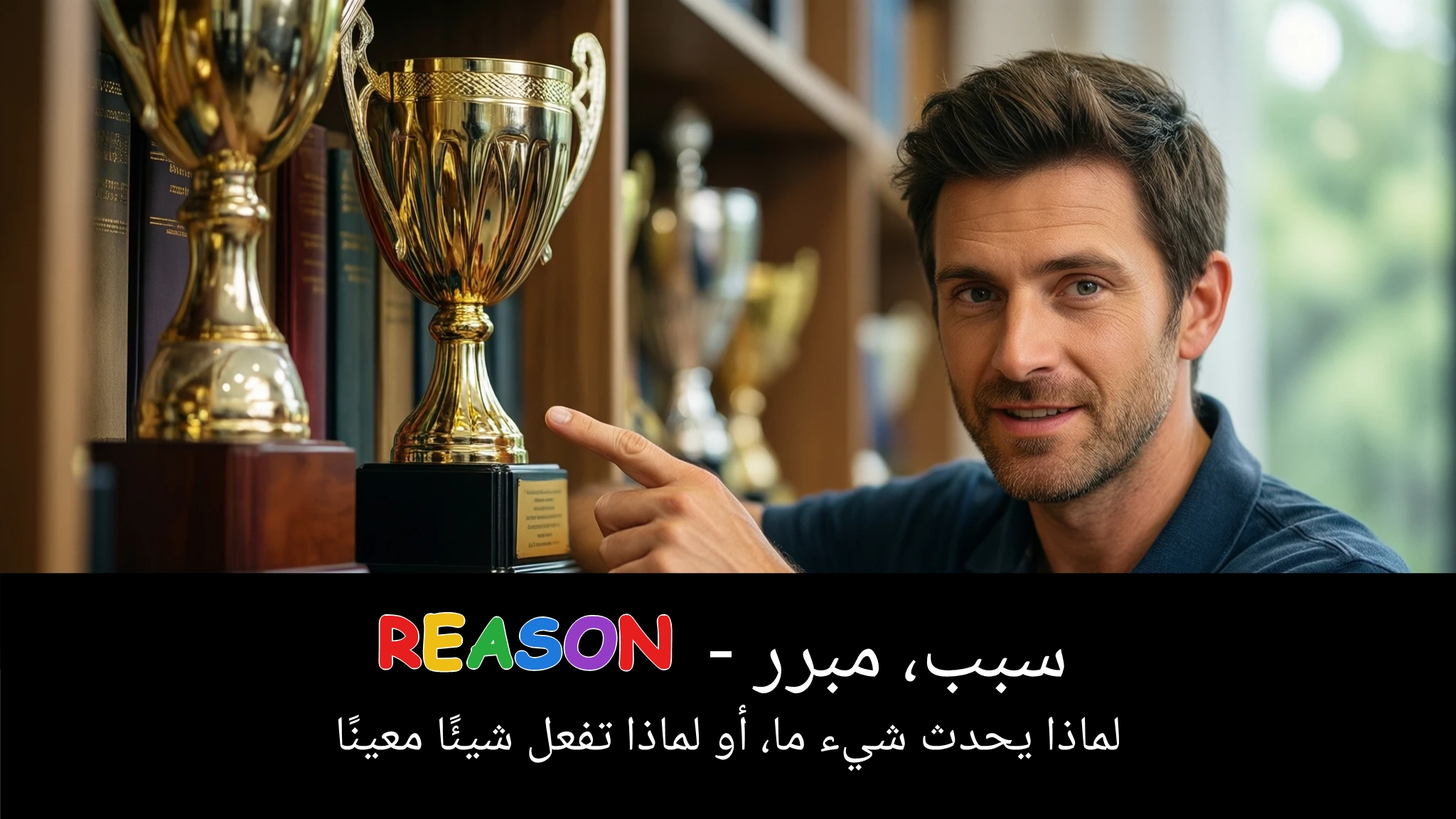 Arabic Illustration for reason
